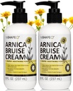 Reshape+ Arnica Bruise Relief Topical Cream for Bruising, turse & Discoloration On Skin, Natural Skin Care Homöopaatiline Arnica Lotion W/Vitamiin K, Horse Chestnut & Collagen, 8 Fl Oz (2-Pack)