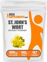 BulkSupplements.com Naistepuna ekstrakt - Naistepuna lisand, taimsed lisandid meeleolu - Vegan & Gluteenivaba, 600mg per Serving, 100g (3,5 oz) (pakk 1)