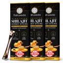 Himaalaja Shilajit Honey Sticks meestele ja naistele - 75% + Fulvic Acid & Trace Minerals - Toores Mesi, Safran & Himalayan Shilajit Vaik - Stamina, Performance & Energy Support - (Pack of 30)