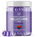 FIOR Sugar Free 120-Count Sleep Aid & Calm Gummies, Melatonin Gummies Sleep Aids täiskasvanutele ja lastele. Täiskasvanud ja lapsed Melatoniin ja L-Theanine Gummies Natural Taimne Sleep Aid.