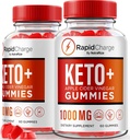 NutraRize (pakk 2 kiirlaadimist Keto + ACV Gummies toetada üldist tervist, kõik looduslik õunasiidri äädikas, Keto Plus ACV Gummy valem, Gomitas Review (120 Gummies)