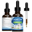 Lemmikloomade heaolu rahustav hooldus kassidele - Vet-Formulated Behavioral Support - Kasside stressitoetus, emotsionaalne heaolu - Ashwagandha & Holy Basil Adaptogen - Holistic Cat Supplement 2 oz (59 ml)
