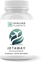 JetAway - Natural Sleep Support Supplement Bio-Fermented Melatonin - Jet Lag Support - Allergen-free, No Jet Lag (60 kapslit)