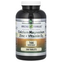 Hämmastavad valemid Kaltsium Magneesium Tsink + D3-vitamiini lisand | 500 tabletti | Mitte-GMO | Gluteenivaba | Valmistatud USA-s