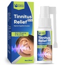 Tinnitus Relief Ringing kõrvad, Tinnitus Relief kõrvatilgad, Natural Tinnitus Rëliëf Spray, Vähendada Kõrvamüra ja parandada kuulmist, 30 ml