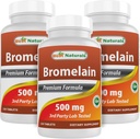 Parimad looduslikud Bromelain 500mg 120 tabletti (120 loendit (3 pakendit))