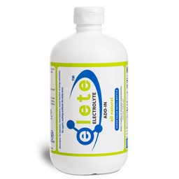 Elete Electrolyte Add-in Hydration Drops | Naatrium, Magneesium, Kaalium & Trace Minerals | Maitsestamata, Kõik Natural | Jalg ja lihaskramp Relief | Muutke Jook Spordijoogiks, 18,6oz