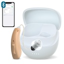 CUSTOM FIT Digital Over-The-Counter Rechargeable Tinnitus Masking Premium Kuulmisabi lahendus täiskasvanutele, Peaaegu nähtamatu Bluetooth Call Enabled, Auto-On, 1pc Left Side