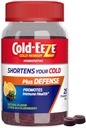 Külm-EEZE Plus Defense Natural Citrus & Elderberry Tsinc närimisgeelid, homöopaatiline külma ravi, lühendab tavalisi külma sümptomeid, edendab immuunsüsteemi tervist Sambucus Nigra, Echinacea & Rose Hips, 25 Ct