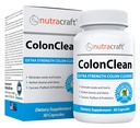 Nutracraft ColonClean #1 Colon Detox and Constipation Relief | Senna, Cascara Sagrada, Psyllium, MCT, Aloe ja probiootikumid | 30 kapslit