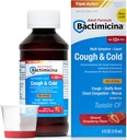 Bactimicina Cough & Cold Vedelik - Ootaja ja Dekongestant - Vanus 18 ja kuni - 4 Fl OZ