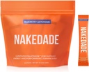 Nakedade Blueberry Lemonade – Performance Enhancing Sport Drink Powder – Electrolyte Powder – No GMO või kunstlikud magusained, Gluteenivaba, Soja-Vaba, Piimavaba – 16 Sticks