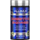 ALLMAX seedeensüümid - 90 kapslit - toetab täiustatud toitainete seedimist ja optimaalset valkude imendumist - 11 väga aktiivset ensüümi - 90 serveerimist