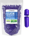 XPRS Nutra suurus 0 Tühjad kapslid - 1000 loend Tühjad želatiinkapslid - pillid DIY kapsli täitmine - puhas Veise geel kapslid Do-It-Yourself täiendused (Purple)
