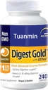 Digest Gold + ATPro Enzyme Supplement - Maksimaalne tugevus valem seedetrakti tervisele - toetab suurte toitude seedimist, aitab vähendada paisumist ja gaasi, 240 kapslit