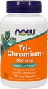 NOW Foods - Tri-Chromium 500 mcg. - 180 taimset kapslit