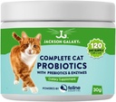 Täielik kassi probiootikumid prebiootikumidega ja ensüümidega Jackson Galaxy - seedimise tugi, immuuntoetus toidulisand - valmistatud USA-s