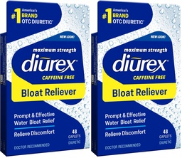 Diurex Max - maksimaalne tugevus kofeiinivaba diureetiline vesi pillid - tunne parem ja vähem raske, 48 loend (pakk 2)