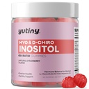 Myo-Inositool & D-Chiro Inositool Gummies, Vitamiin B6 B12 & Folaat naistele, vegan, suhkruvaba, maasikamaitse, 60 krahv