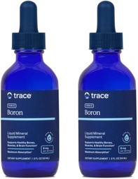Trace Minerals Ionic Boron - Liquid Ionic Boron Supplement for Daily Health Support - Bone, Muscle & Connective Tissue Support - Healthy Mindset - Vegan & Gluten-Free - 2 fl oz (96 Servings, 2 Pack)