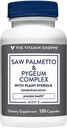 Vitamiin Shoppe Saw Palmetto & Pygeum Complex (120 kapslit)