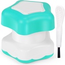 Johnbee Pill Crusher, Pill Grinder Fine Powder Äärmiselt trahvi. Hoiuruum. Pill Crushers vanuritele, perekonnale ja lemmikloomadele. silikooni servad. Grind mitu pilli korraga - puhastav harja (Cyan)