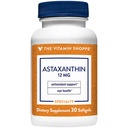Vitamiin Shoppe Astaksanthin (Solasta) Branded Ingredient 12mg (30 (30 Softgels)