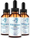(3 Pack) Whispeara tilgad - ametlik Whispeara, et toetada tervislikku kuulmist, keskendumist ja jõudlust, kõik looduslikud Whispeara kuulmistoetuse vormel, Premium Whispeara Gotas Review (90 Servings)