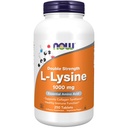 NOW Toidulisandid, L-lüsiin (L-lüsiinvesinikkloriid) 1000 mg, topelttugevus, aminohape, 250 tabletti