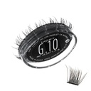 Lashify Gemini 10mm Gossameri ripsmed mustas, lihtsas DIY vales ripsmetes mahuka, nutika ja mängulise välimuse jaoks