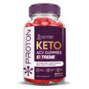Põhjendatud Laboratories Prooton Valk Keto ACV Gummies Extreme 2000MG Prooton Keto Gummies Apple Siider Äädikas Formuleeritud Granaatõunapeedi Mahl Pulber B12 Vegan Non GMO 60 Gummys