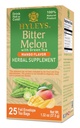 Hüleys Bitter Melon rohelise teega - Mango maitse - 25 teekotid - toetab tervislikku maksafunktsiooni - taimset toidulisandit - (6 pakendit - 150 teekotti kokku)