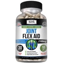 Kaya Naturals Mobility Flex Aid - Mobility Support Supplement for Men and Women - Kurkum Kapslid glükoosamiinsulfaat - Põlvetoe ja Liikuvus Tervis - 30 Count