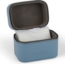 Dosey Travel Pill Case & Easy-Slide Pill kotid - Vegan Leather Daily Pill Korraldaja 7 Õhukindlad Pill Taskud Ravimite Säilitamiseks & Kaitseks - Stiilne Pill Sorter & Ravimite Korraldaja - BLUE