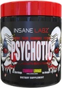 Insane Labz Psychotic, High Stimulant Pre Workout Powder, Extreme Lasting Energy, Focus and Endurance with Beta Alanine, Creatine Monohydrate, DMAE, 35 Srvgs (Strawberry Lemonade)