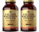 Solgar Kaltsium Magneesiumtsitraat, 250 tabletti (2. pakk) - toetab tervislikke luid ja hambaid - lihas-skeleti ja närvisüsteemi tugi - väga imenduv - mitte-GMO ja vegan - 100 kokku