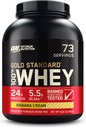 Optimum Nutrition Gold Standard 100% vadakuvalgu pulber, banaanikoor, 5 naela (pakendamine võib varieeruda)