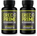 Rize labs (Pack of 2 Erec Prime Pills for Men, High Performance Formula, All-Natural Support for Peak Performance & General Health, Ametlikud Erec Prime24 ülevaated (120 kapslit)