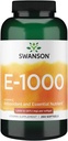 Swanson looduslik E-vitamiin 1000 Iu (671,10 milligrammi) 250 Sgelit
