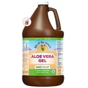 Lily of The Desert Aloe Vera Gel - Inner Fillet Thicker Consistency Aloe Vera Jook looduslike vitamiinidega, seedetrakti ensüümid soolestiku terviseks, kõhu leevendamine, heaolu, hõõguv nahk, 128 Fl Oz