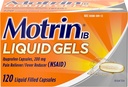 Motrin IB 200mg Ibuprofeen Vedel geel Valu leevendaja / palaviku vähendaja valu, 120 ct