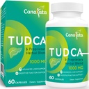TUDCA Maksatoetuslisandid 1000mg - 60 vegankapslit,TUDCA sappsoolad piimaohakaga Taimne segu valem maksa puhastamiseks Detox & parandamiseks