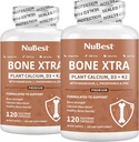 NuBest Bone Xtra Taimepõhine Luu Tugevusvalem kaltsiumiga, Magneesium merevetikatest, Fosfor, C-vitamiin, K2, D3 | Immuunsus ja maksimaalne kaltsiumi imendumine | Pack 2