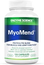 Ensüümiteadus Myomend – ühine tugilisand – formuleeritud Bromelaini, Rutiini, Nattokinaasi ja Serrapeptaasiga – Ensüümi terviselisa – Vegan ja Kosher – 120 kapslit