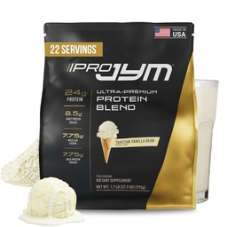 JYM Supplement Science Pro JYM Tahitian Vanilla Protein Pulber - vadakuvalgu isolaadid, kaseiin ja piimavalk, Lean Lihashoone meestele ja naistele, 22 Servings