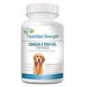 Omega 3 kalaõli pehmed geelid koertele EPA & DHA rasvhapetega südamele, nahale, karvadele ja allergiale, puusa- ja liigestele ning artriidi koertele, 180 pehmet geeli