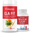 Evolution Advance Sport Nutrition CLA Fit - Safloori konjugeeritud linoolhappe lisand, Lean lihasmassi toetamine, energia edendamine (90 softgels) + vähem vett - vähendab veepidavust (60 kapslit)
