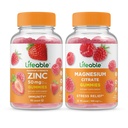 Elujõuline tsink 50mg + magneesium, Gummies Bundle - suurepärane maitse, vitamiinilisand, gluteenivaba, GMO-vaba, närimiskumm