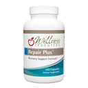 Repair Plus, millel on TurmiPure Gold Turmeric (Curcumin) koos kvertsetiini ja proteolüütiliste ensüümidega Bromelain ja Papain. parandamiseks, taastamiseks, kudede terviseks ja põletikuks (100 kapslit)
