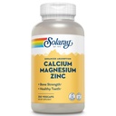 SOLARAY Calcium Magneesium Tsink Supplement - koos kaltsiumi 1000mg, magneesium 500mg - Luude Tervis, lihaste funktsiooni, südame tervise ja immuunsüsteemi tugi - Vegan, 60 päeva garantii, 62 Servings, 250 VegCaps